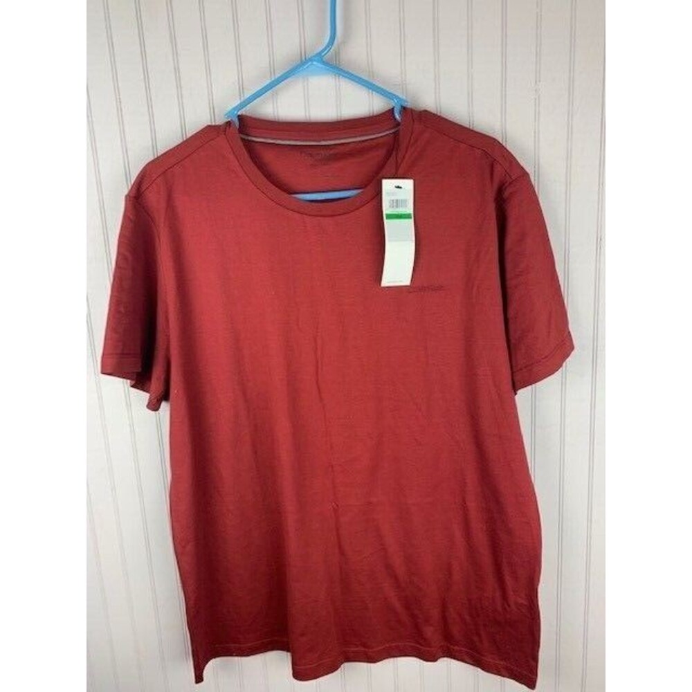 Calvin Klein Size L Mens T Shirt M Maroon Short Sleeve New